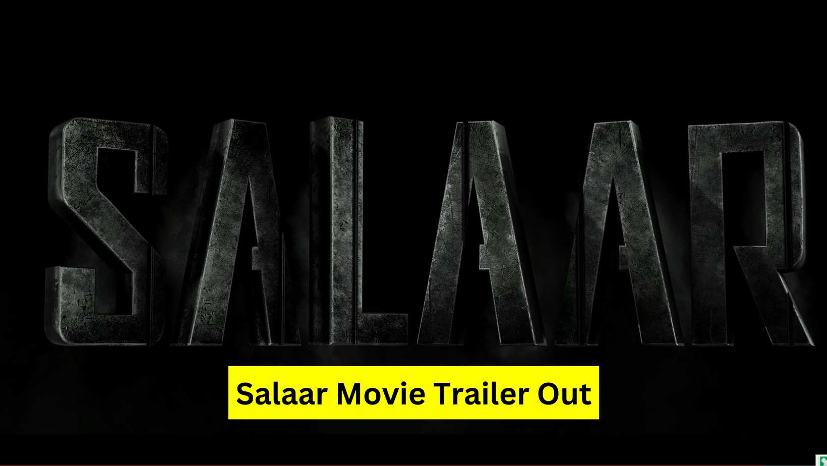 Salaar Movie Trailer Out